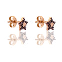 ORECCHINI DONNA STELLE CON CONTORNO