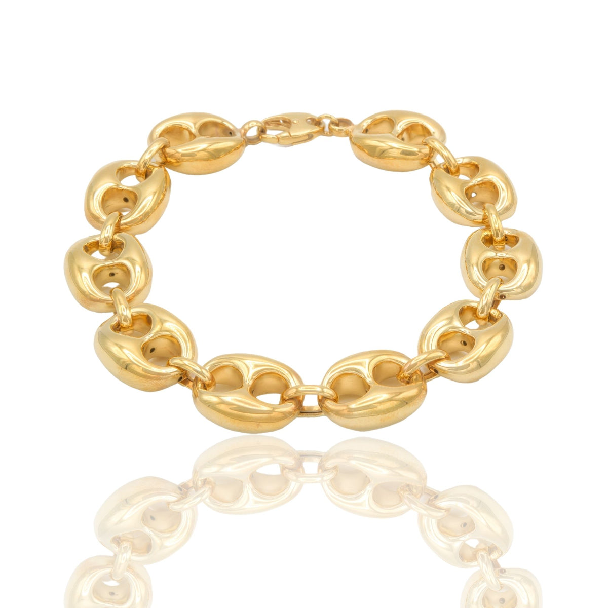 Bracciale Oro Giallo Oro 18 carati Maglia Marinara Solo Oro