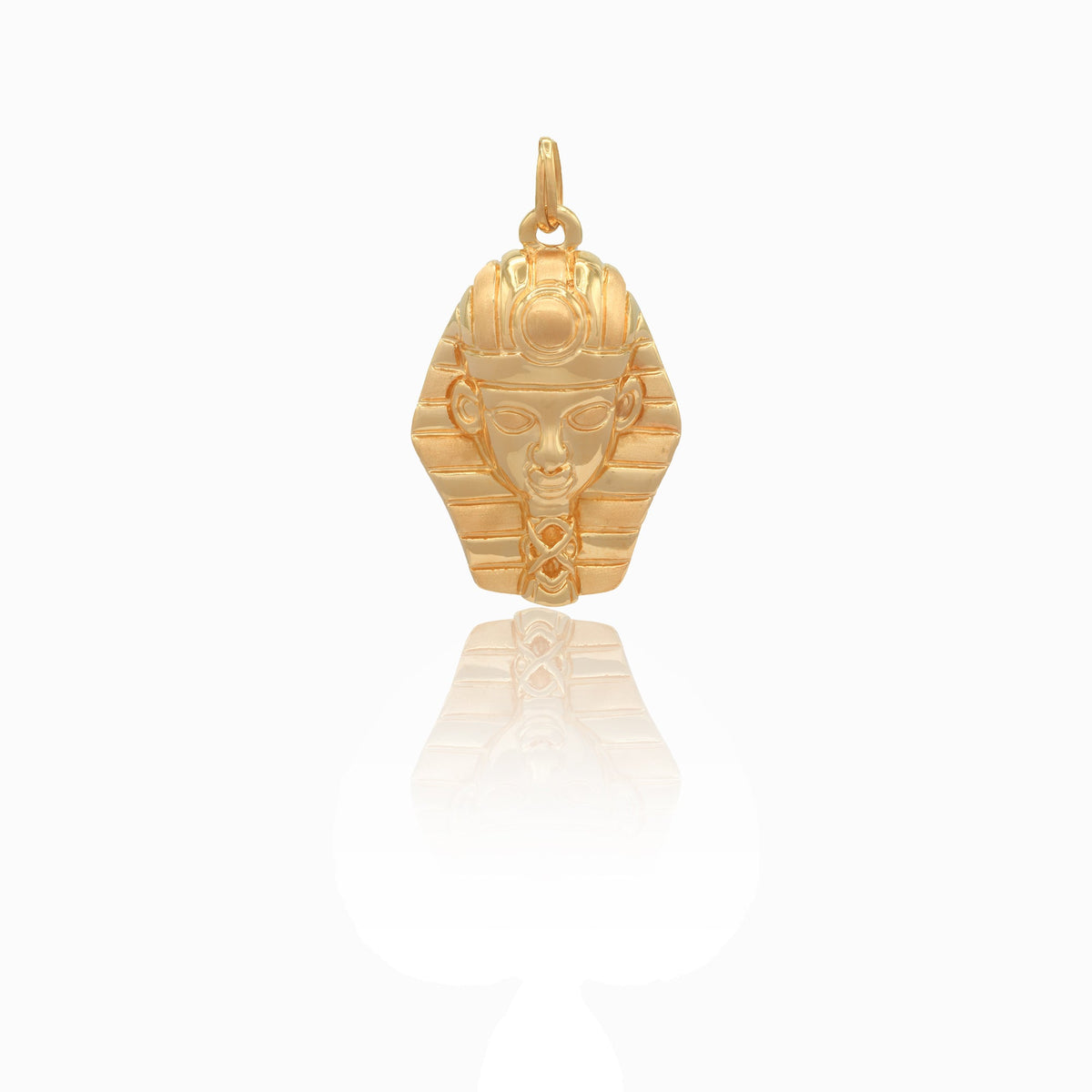 Ciondolo Oro Giallo Oro 18 carati Sfinge elettroformata Solo Oro lunghezza cm. 9 larghezza cm. 5,5 spessore 14 mm