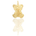 Ciondoli Oro Giallo Oro 18 carati Orso elettroforato Solo Oro 9cm x 6cm spessore 22mm