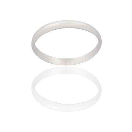 Anello Oro Bianco Oro 18 carati FERMANELLO LISCIO  Solo Oro MIS. DALL' 8 AL 30