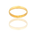 Anello Oro Giallo Oro 18 carati FERMANELLO LISCIO  Solo Oro MIS. DALL' 8 AL 30