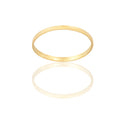 Anello Oro Giallo Oro 18 carati FERMANELLO LISCIO  Solo Oro MIS. DALL' 8 AL 30