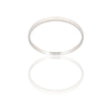 Anello Oro Bianco Oro 18 carati FERMANELLO LISCIO  Solo Oro MIS. DALL' 8 AL 30
