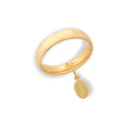 Anello  in oro GIALLO Oro 18 carati Fede Comoda  Mm 5 Solo Oro spessore gambo 4,9 Gr. 8,8