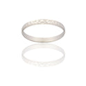 Anello  in oro BIANCO Oro 18 carati Fedina Neve Solo Oro spessore gambo 2,5 Gr. 1