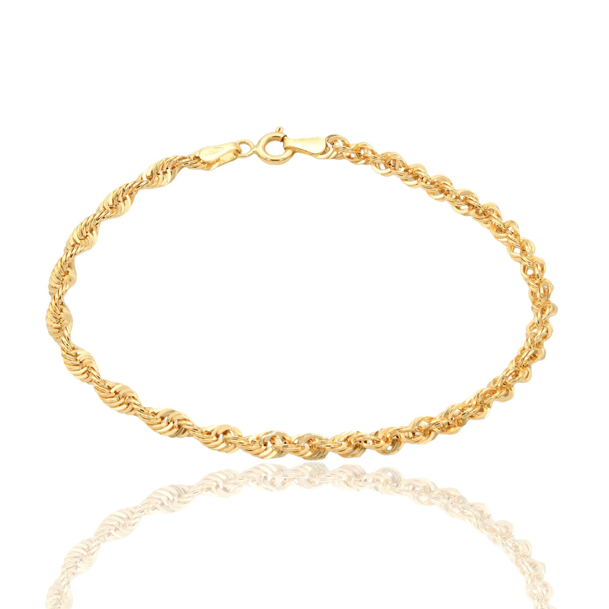 Bracciale Oro Giallo Oro 18 carati America 060 Solo Oro cm. 19