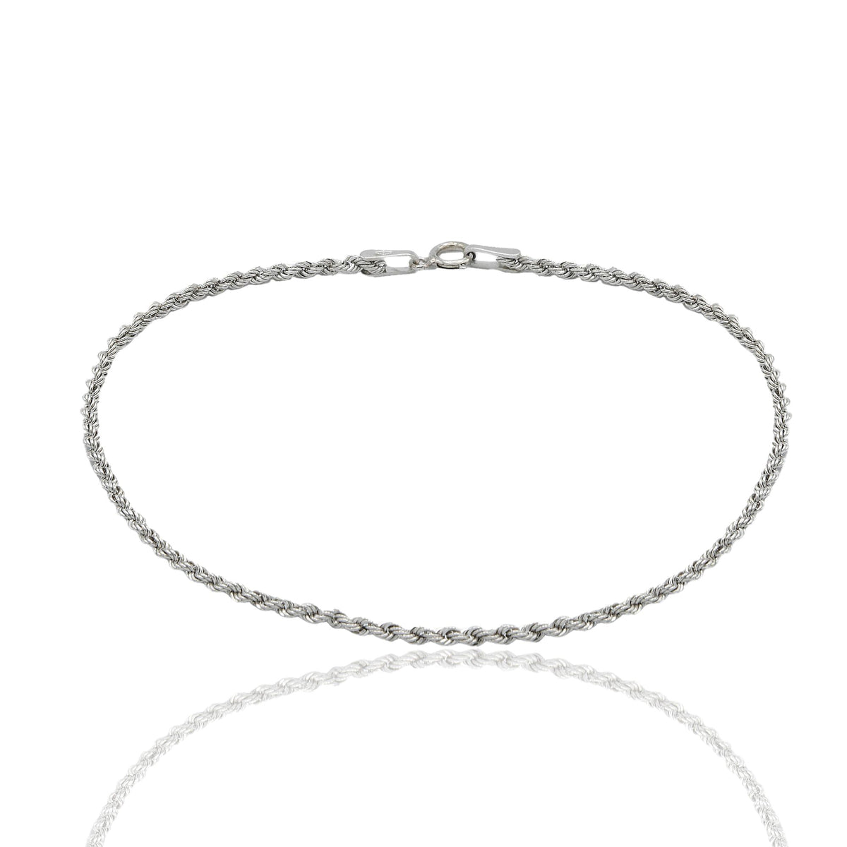Bracciale Oro Bianco Oro 18 carati Laser 030 Solo Oro cm. 21