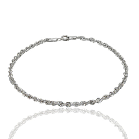 Bracciale Oro Bianco Oro 18 carati America 030 Solo Oro cm 20