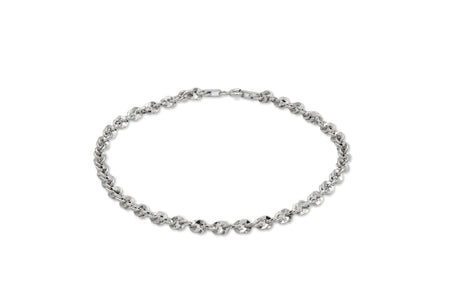 Bracciale Oro Bianco Oro 18 carati Iride 050 Solo Oro cm. 22