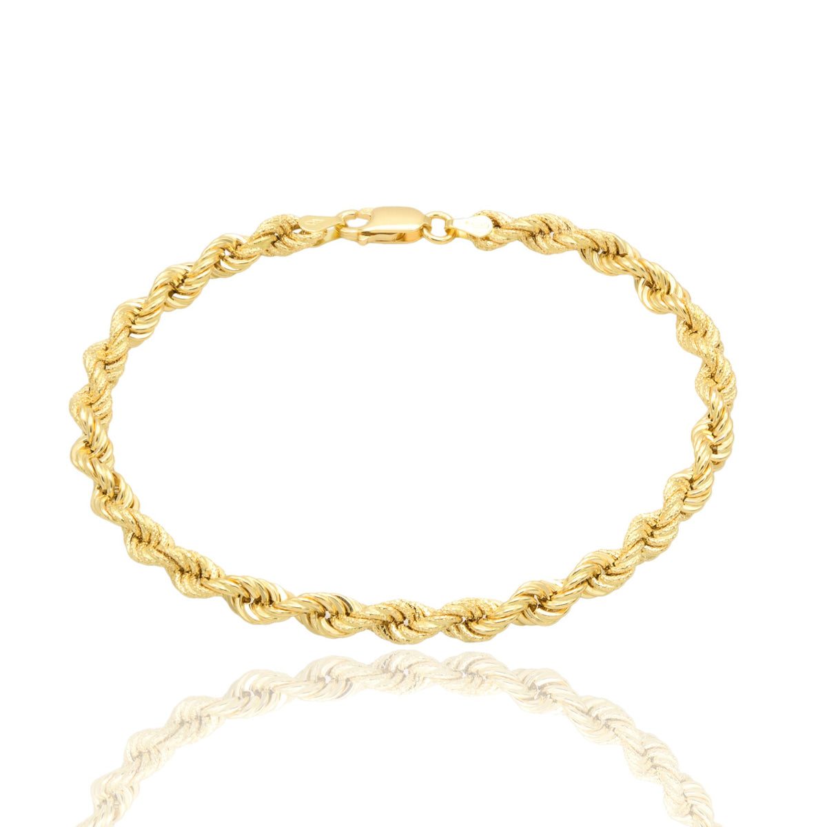 Bracciale Oro Giallo Oro 18 carati Laser 090 Solo Oro cm. 20