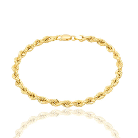 Bracciale Oro Giallo Oro 18 carati Laser 090 Solo Oro cm. 20