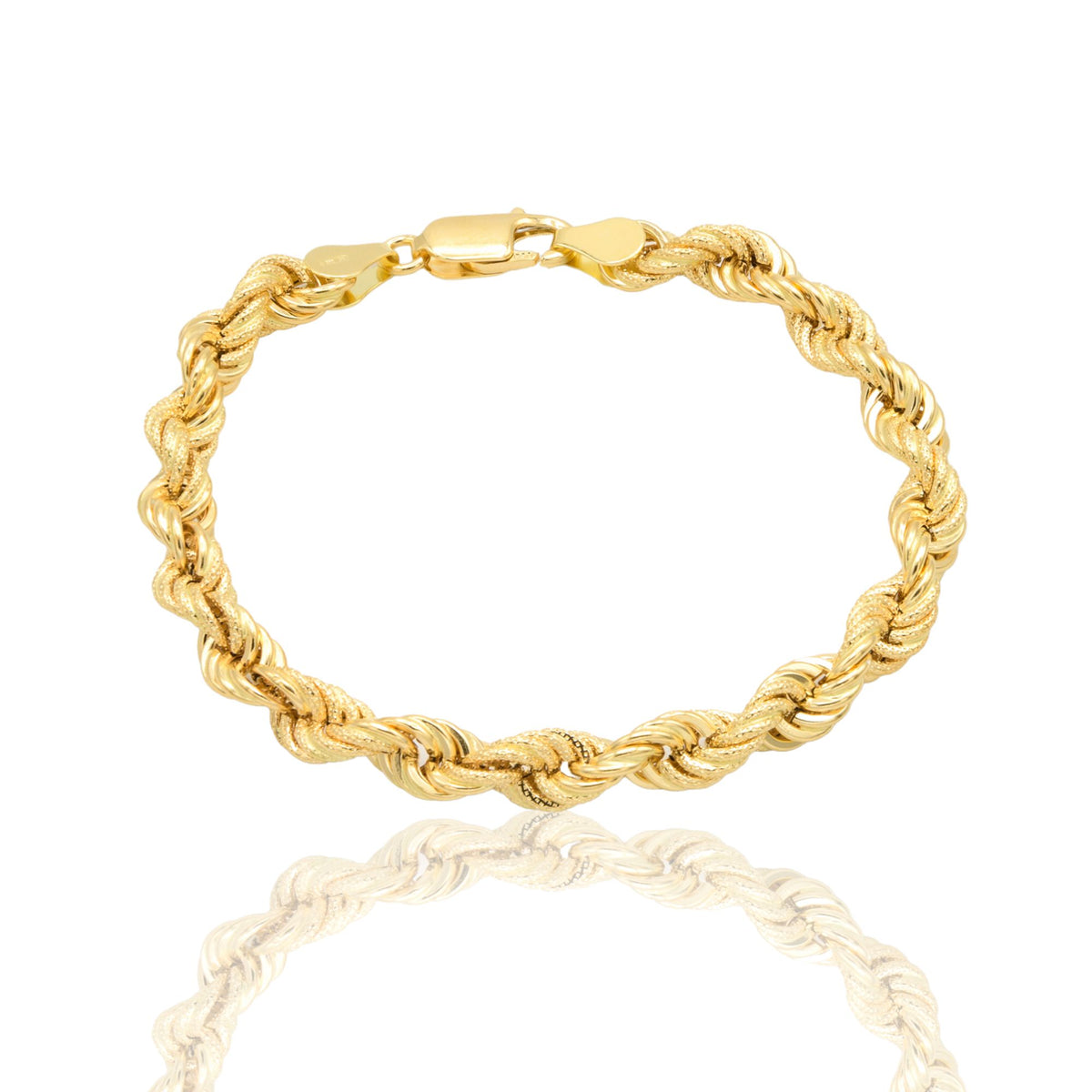 Bracciale Oro Giallo Oro 18 carati Laser 120 Solo Oro cm. 21