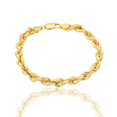 Bracciale Oro Giallo Oro 18 carati Laser 120 Solo Oro cm. 21
