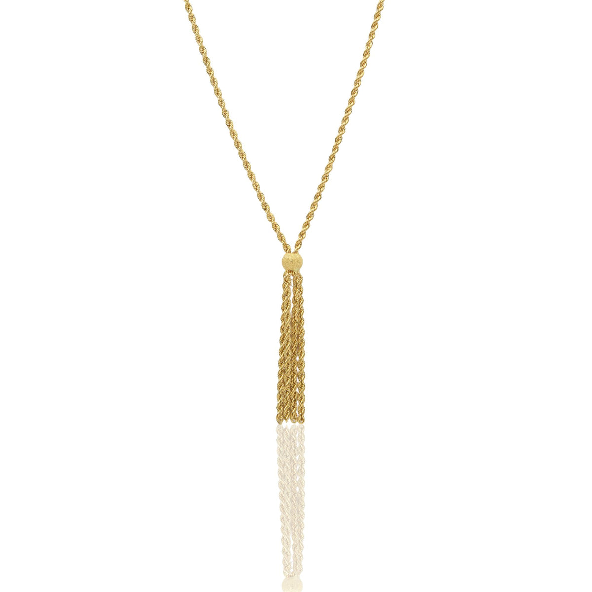 Collana Oro Giallo Oro 18 carati Laser 040 Solo Oro cm.45