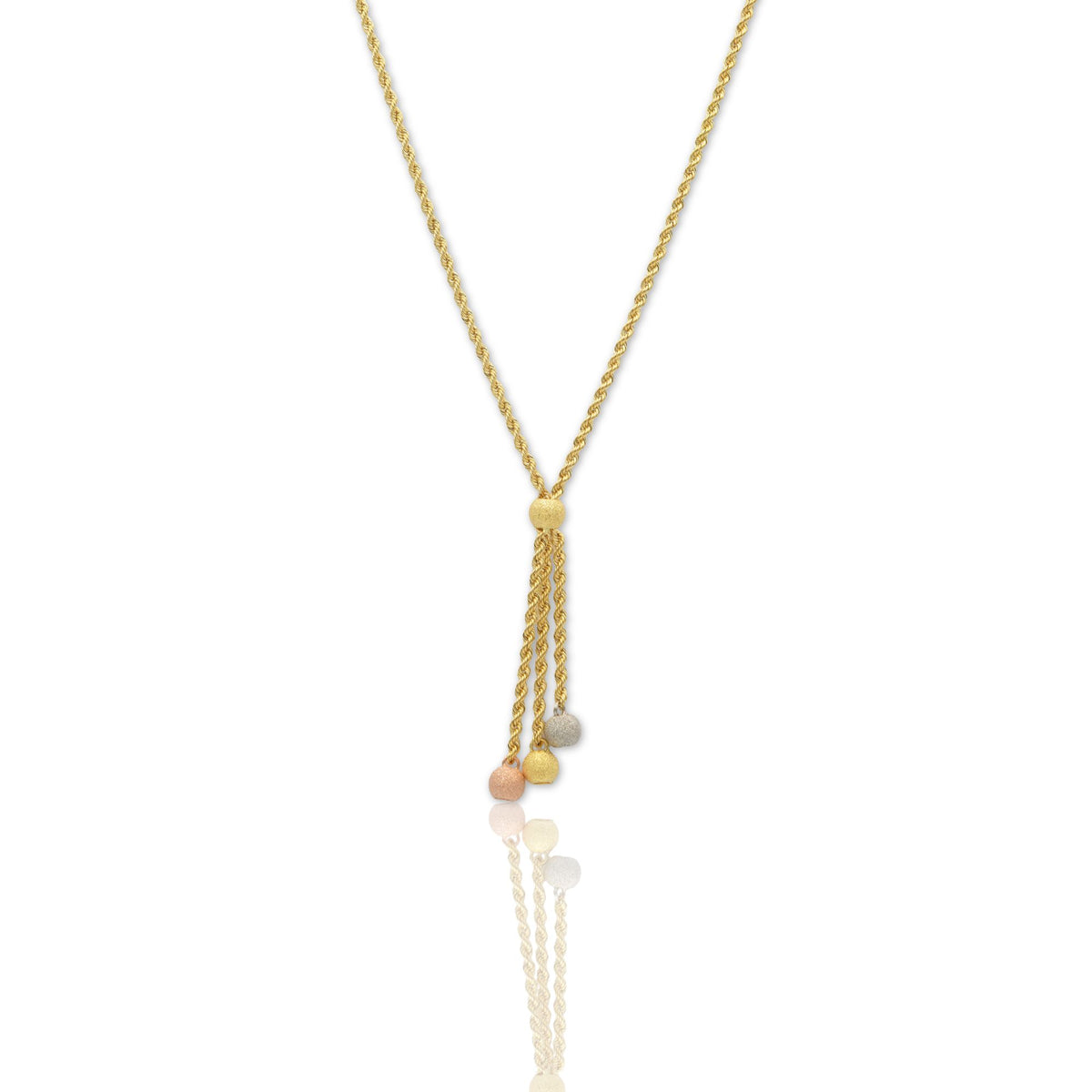 Collana Oro Giallo, Oro Bianco, Oro Rosa Oro 18 carati Laser 040 Solo Oro cm.45