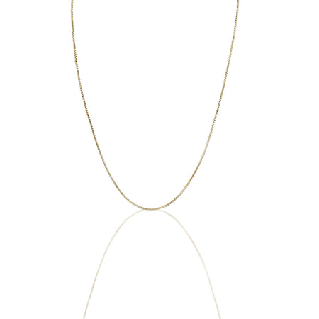 Collana Oro Giallo Oro 18 carati Girocollo Quadratina Solo Oro cm.50
