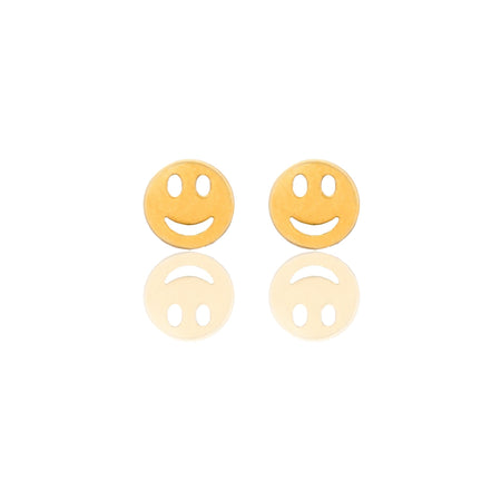 Orecchini Oro Giallo Oro 18 carati Smile Solo Oro