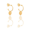 ORECCHINI DONNA CERCHIETTO CON CUORE