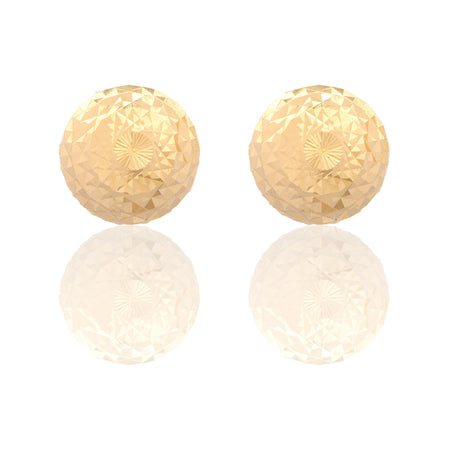 Orecchini Oro Giallo Oro 18 carati Sfera Milleluci Solo Oro