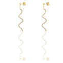ORECCHINI DONNA SPIRALE SFERA SLASH