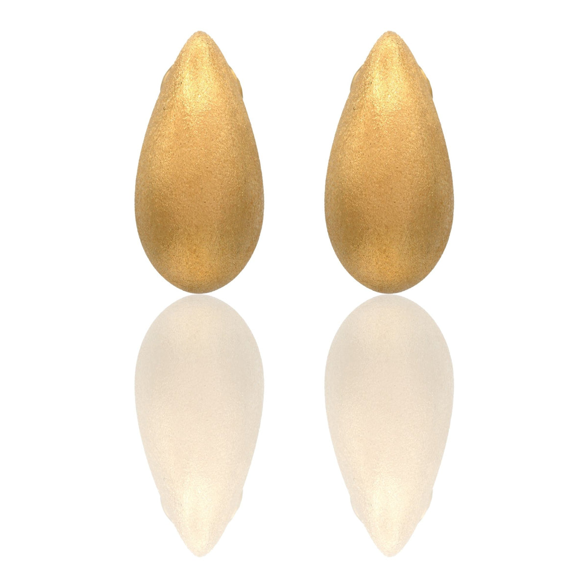 Orecchini Oro Giallo Oro 18 carati Goccia Aqua Solo Oro