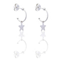 ORECCHINI DONNA  CERCHIETTO STELLA