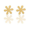 Orecchini Oro Giallo Oro 18 carati Fiore   Solo Oro