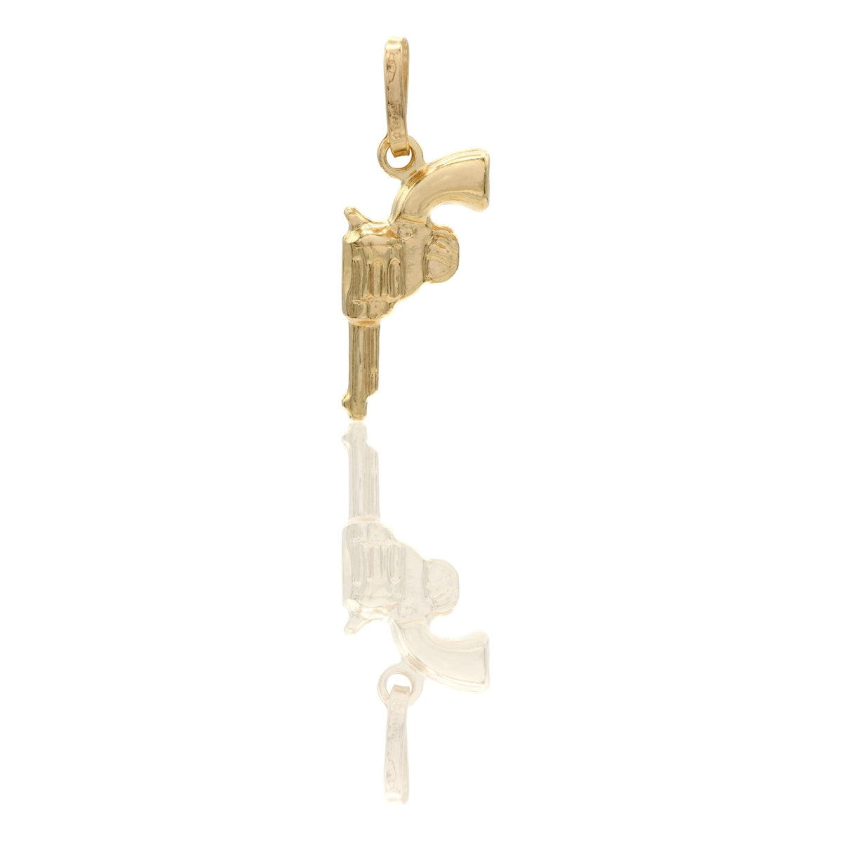 Ciondolo Oro Giallo Oro 18 carati Pistola Solo Oro cm.2,8