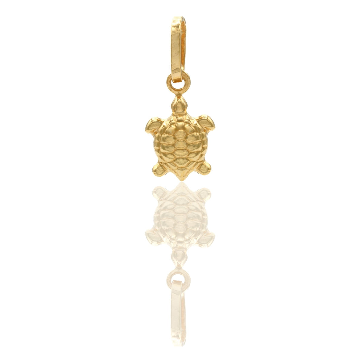 Ciondolo Oro Giallo Oro 18 carati Tartaruga Solo Oro cm.1,5