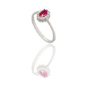 ANELLO DONNA MODELLO KATE CENTRO E CONTORNO