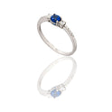 ANELLO DONNA MEZZA VERETTA CON CENTRALE