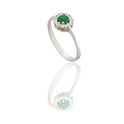 ANELLO DONNA TONDO CENTRO E CONTORNO