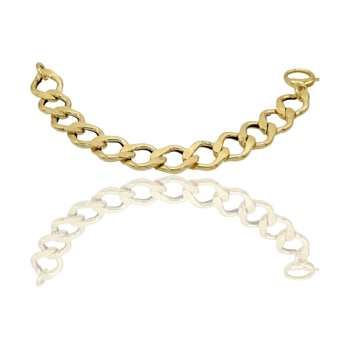 Bracciale Oro Giallo Oro 18 carati Catena  Solo Oro 3 mis.