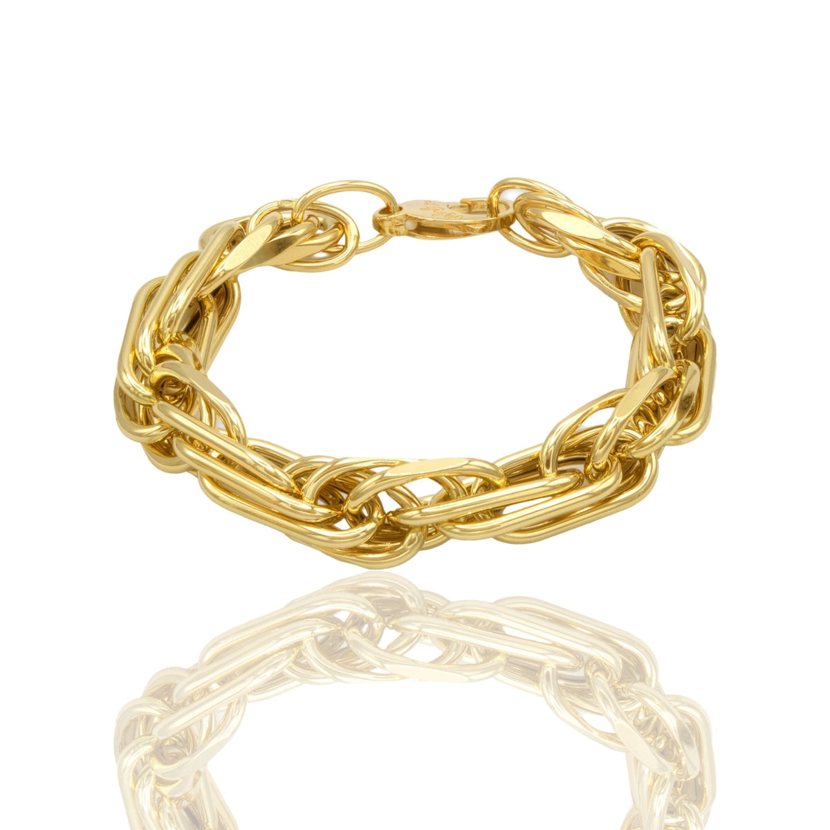Bracciale Oro Giallo Oro 18 carati Catena  Solo Oro