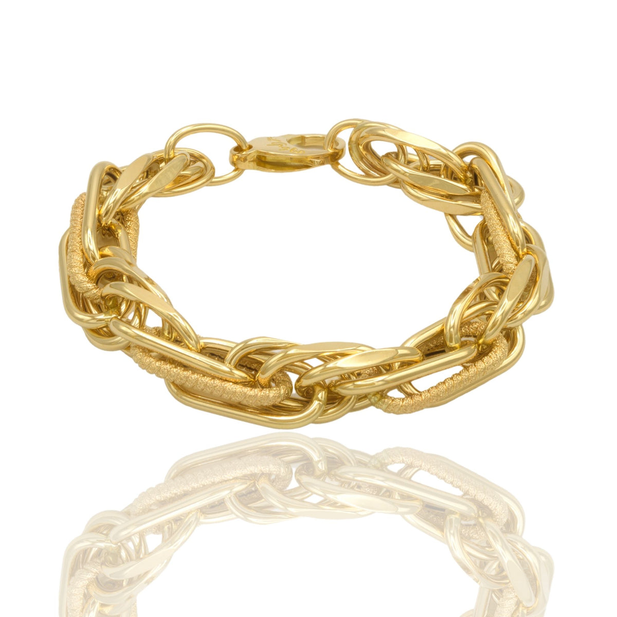 Bracciale Oro Giallo Oro 18 carati Catena  Solo Oro