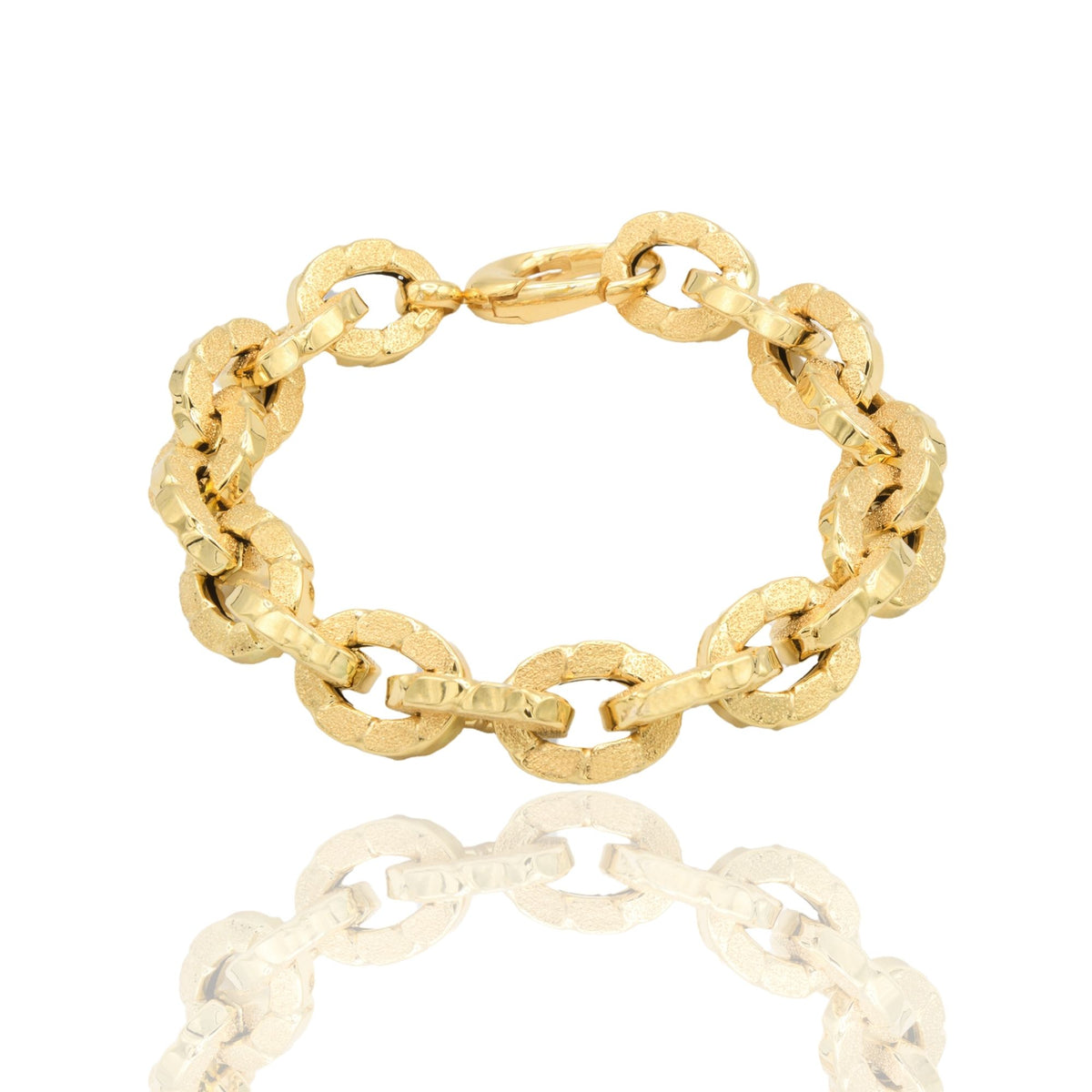 Bracciale Oro Giallo Oro 18 carati Catena  Solo Oro