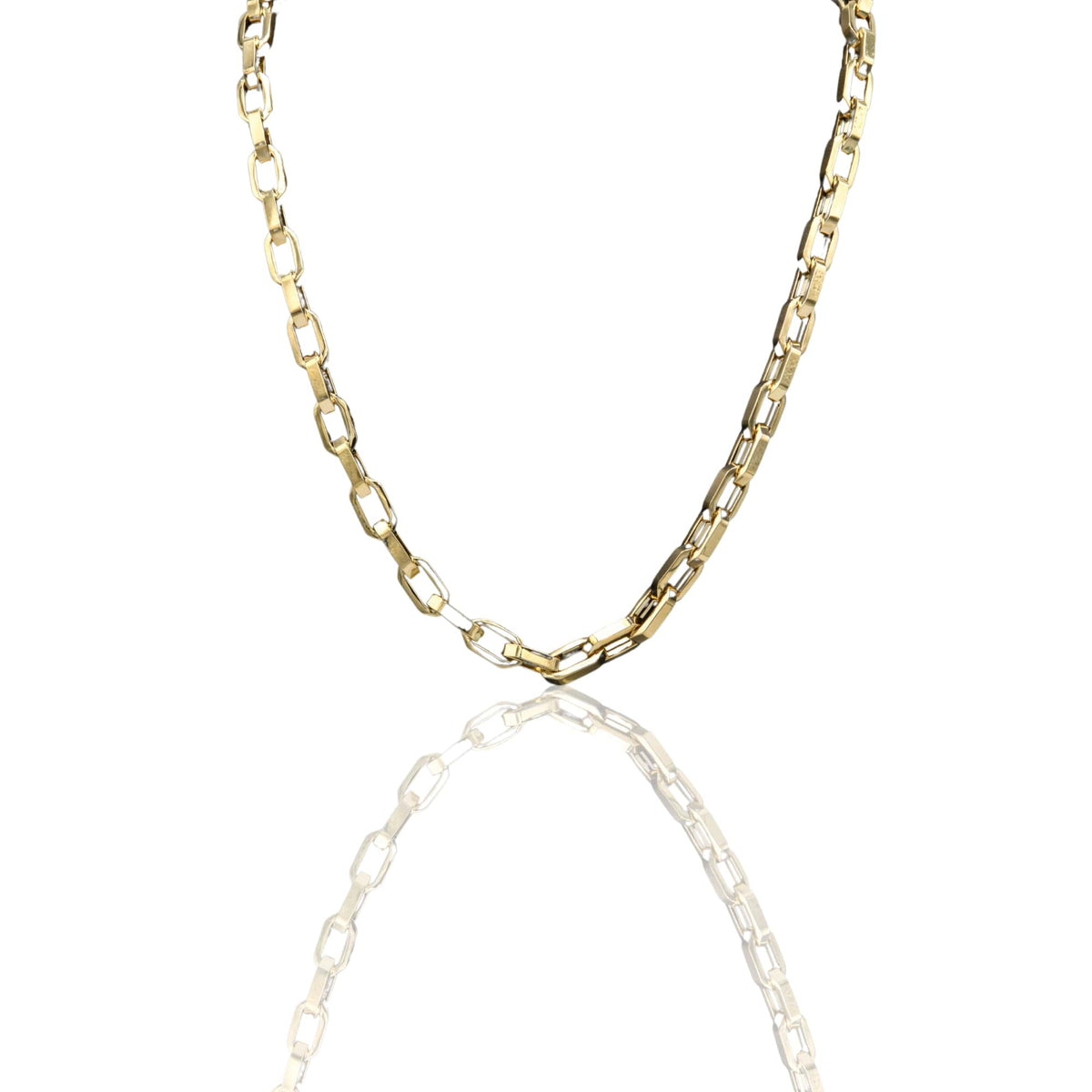 Collana Oro Giallo Oro 18 carati Catena Rolò Solo Oro