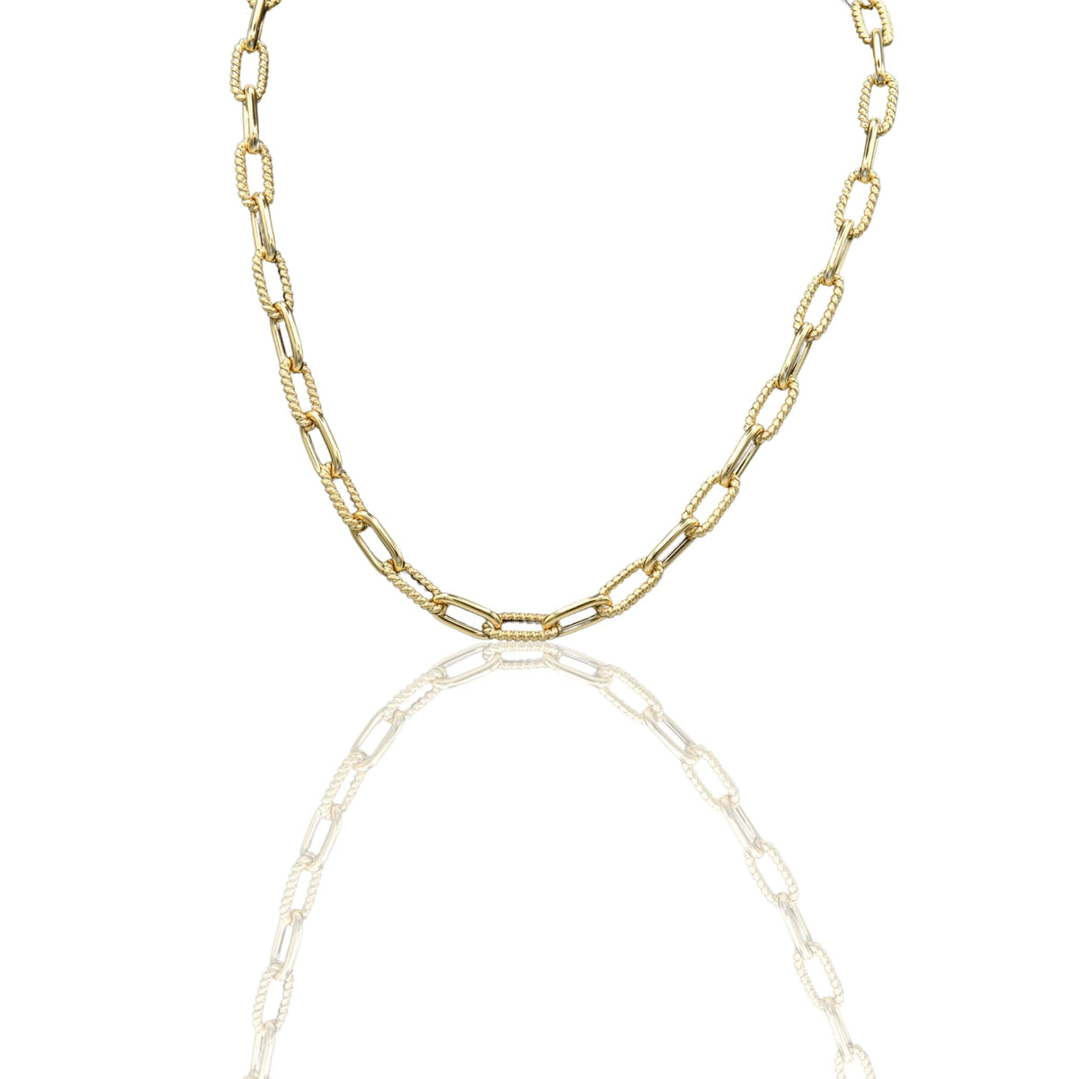 Collana Oro Giallo Oro 18 carati Catena Rolò Solo Oro