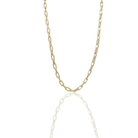Collana Oro Giallo Oro 18 carati Catena Maglia mod. Ferragni Solo Oro