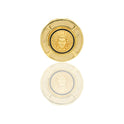 Anello Oro Giallo Oro 18 carati  Groumette  Volto Medusa Smalti nero