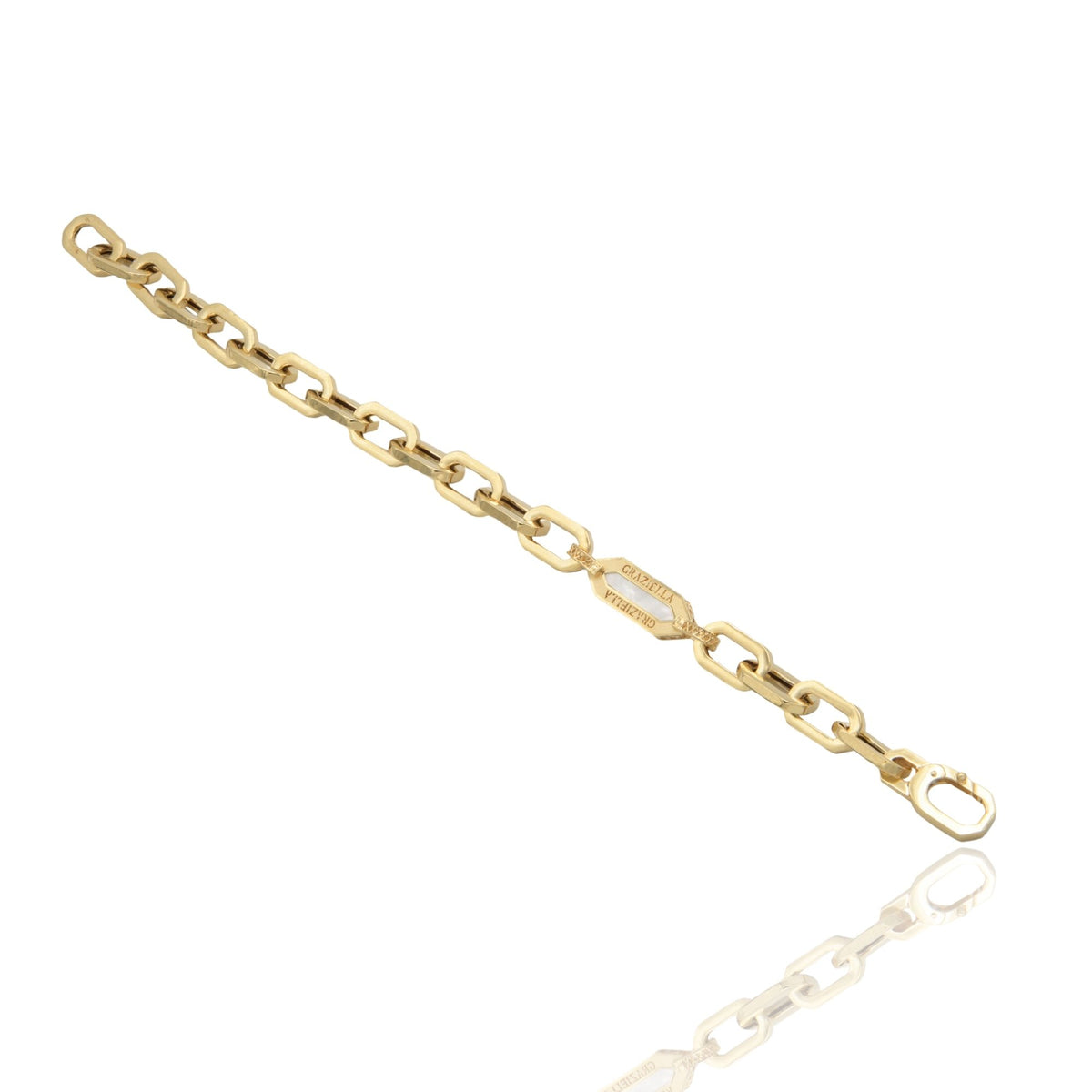 BRACCIALE MAGLIA CATENA SQUADRATA