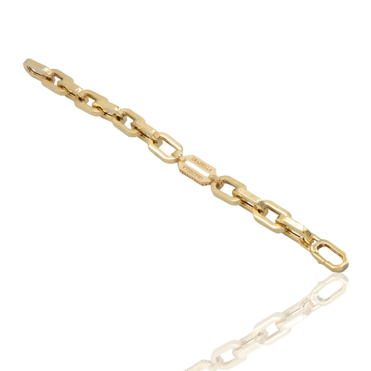 BRACCIALE MAGLIA CATENA SQUADRATA