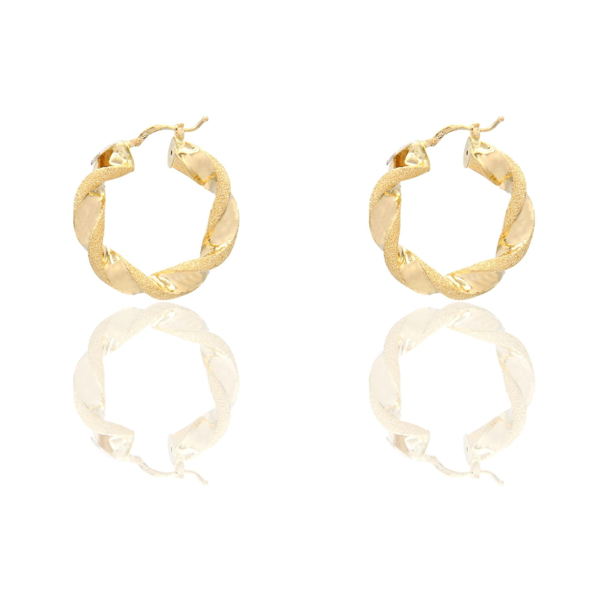 Orecchini Oro Giallo Oro 18 carati Cerchi Torchon   Solo Oro Spessore mm.6 diametro interno  cm.3