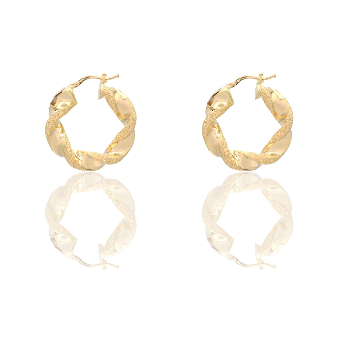 Orecchini Oro Giallo Oro 18 carati Cerchi Torchon   Solo Oro Spessore mm.6 diametro interno  cm.2,5