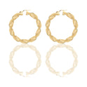 Orecchini Oro Giallo Oro 18 carati Cerchi Torchon   Solo Oro Spessore mm.10 diametro interno  cm.6,0