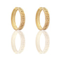 ORECCHINI DONNA CERCHI CON GRECA
