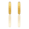 Orecchini Oro Giallo Oro 18 carati  Cerchi Bombati  Solo Oro Spessore mm. 6 diametro interno  cm.2,5  
