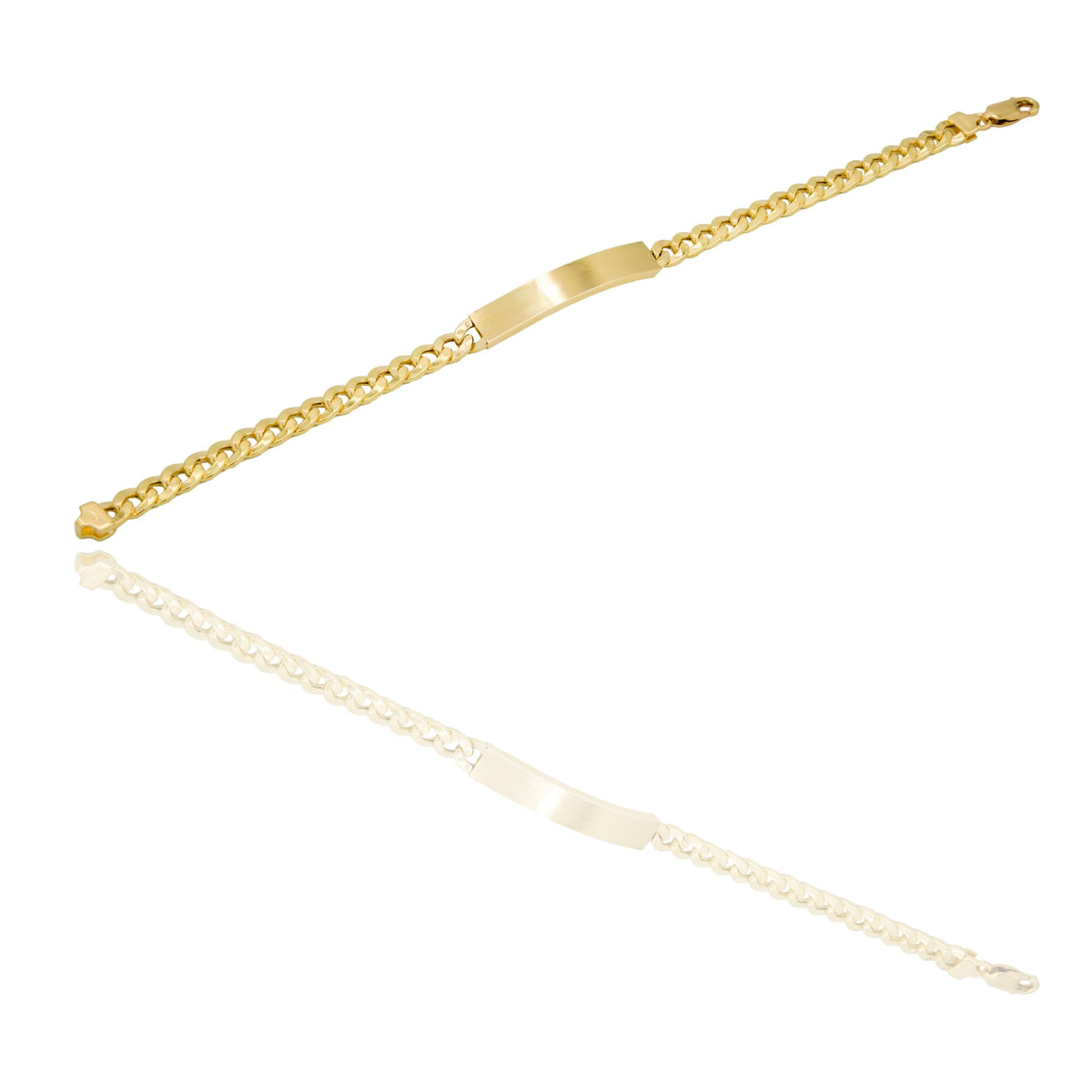 Bracciali Oro Giallo Catena vuota  Solo Oro cm. 19