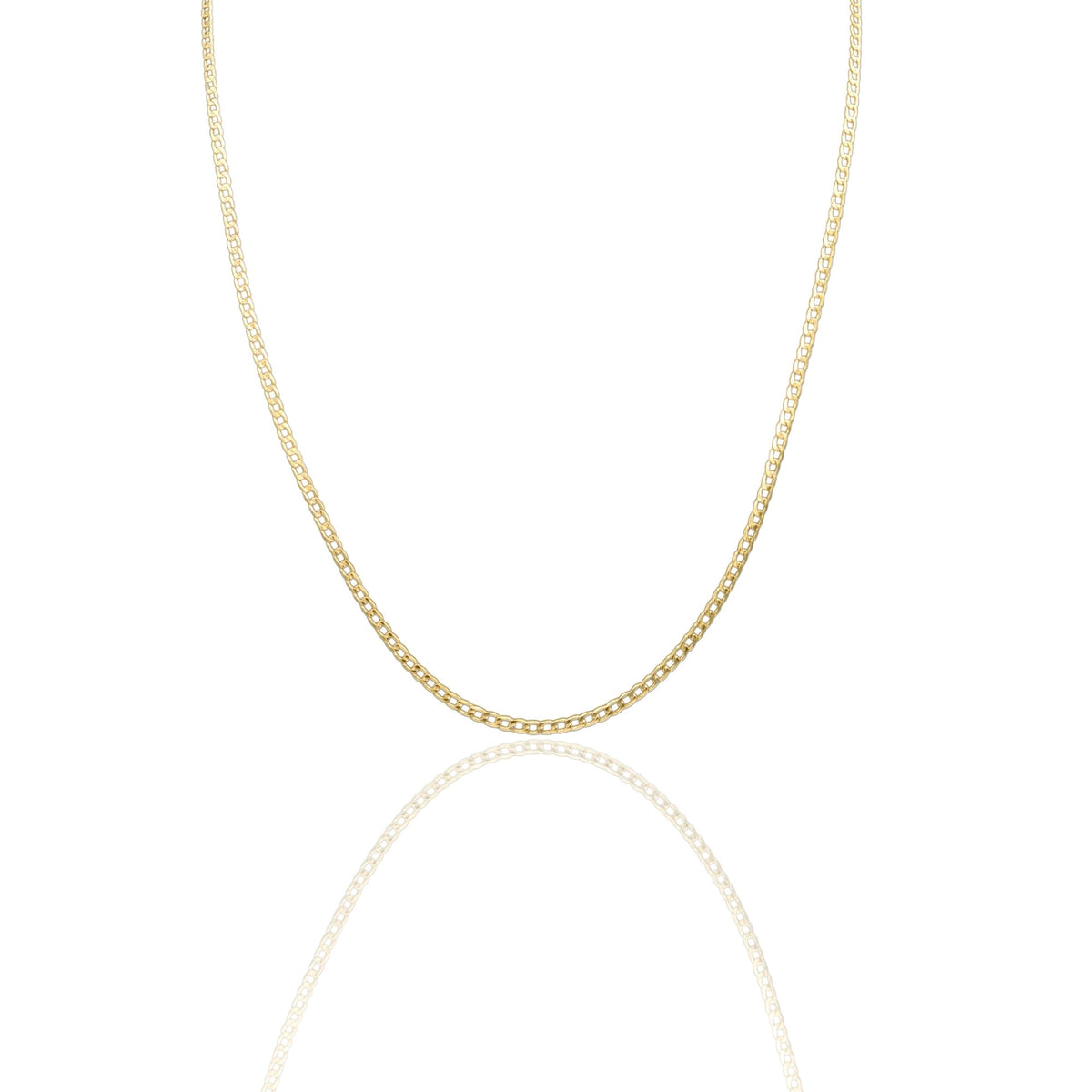 Collana Oro Giallo Oro 18 carati Catena Groumette Solo Oro cm.50